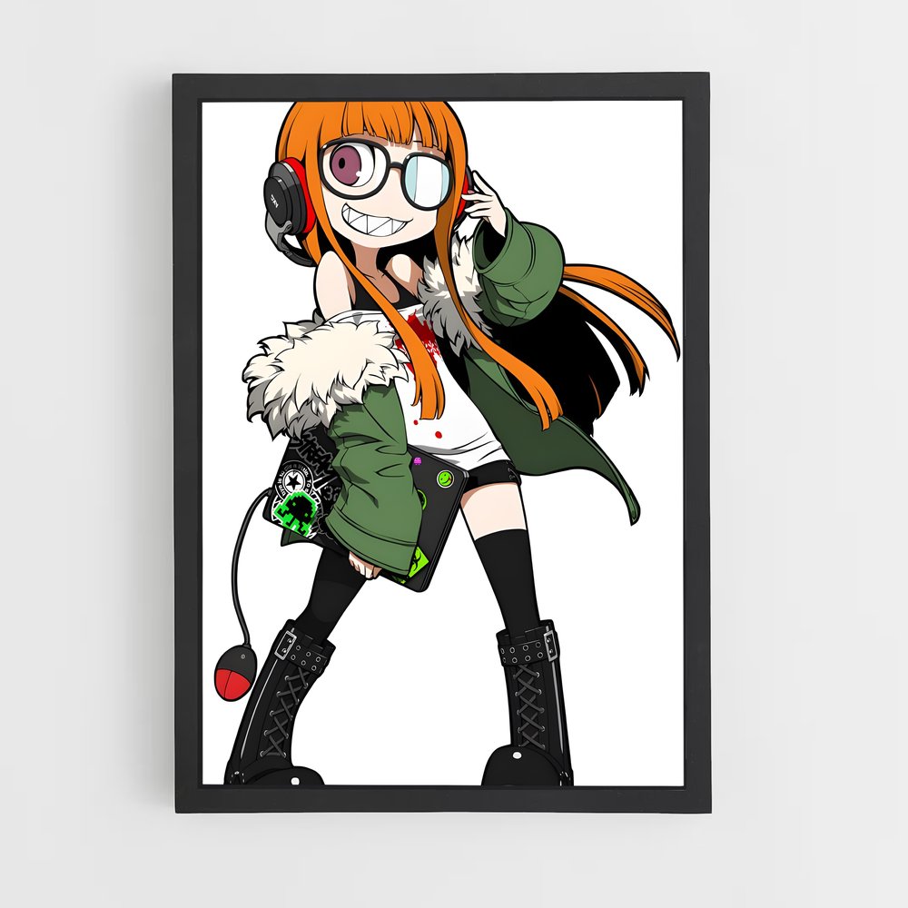 Poster Mélodie Féline – affiche Persona 5 (vue 2)